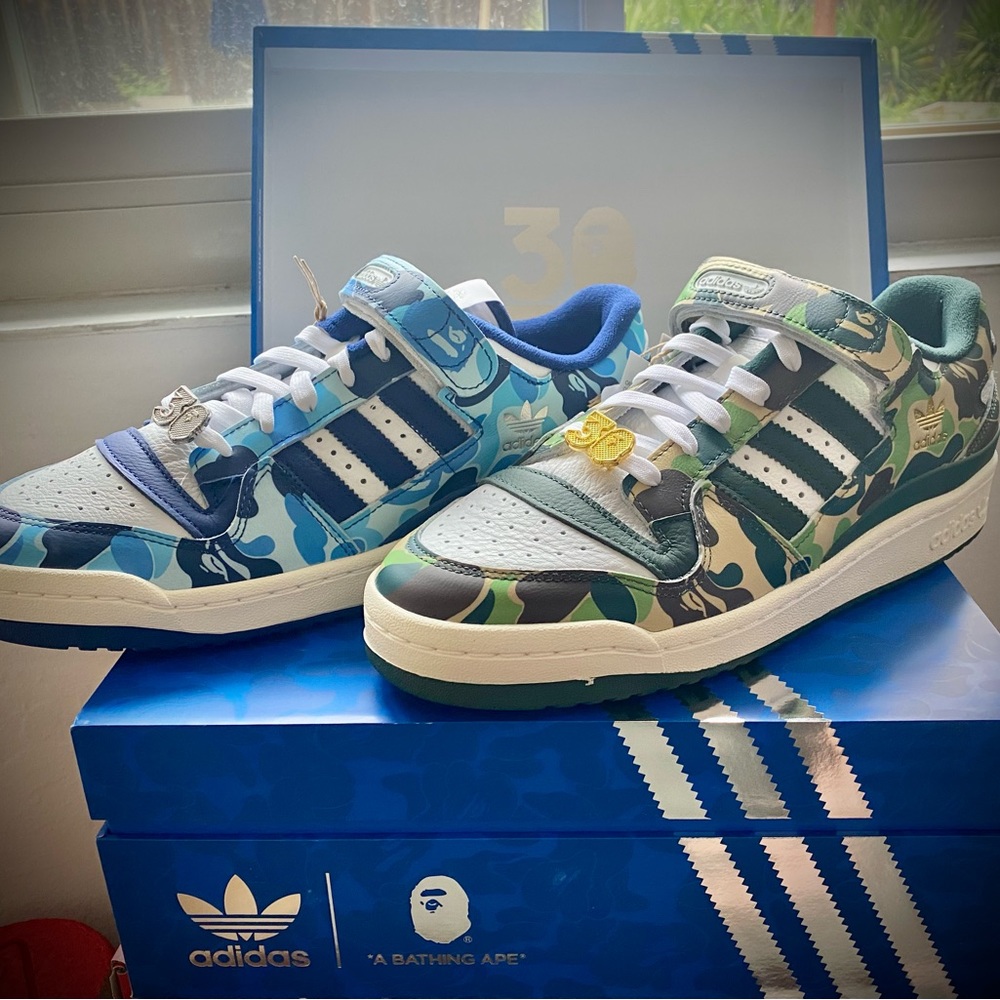 BAPE X Adidas forum 30th anniversary